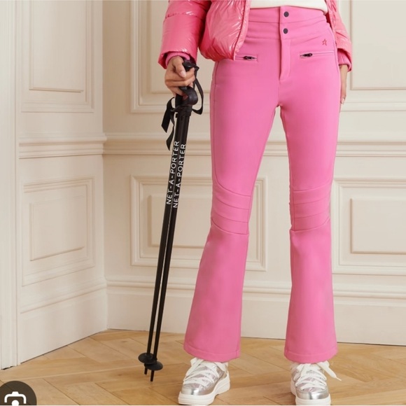 NWT Perfect Moment Aurora High Waist Flare Pant in Azalea Pink - Picture 1 of 10